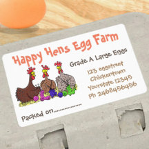 Chicken eggs for sale! Labels and signs.