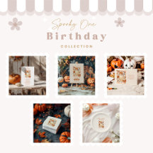 Vintage Lace Ghost Coquette Halloween  1st Birthda