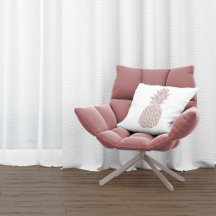 Girly Blush Pink Glitter Pineapple