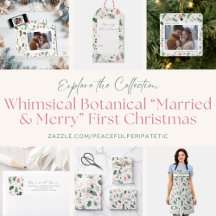 Whimsical Botanical First Christmas
