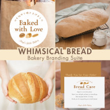 Whimsical Bread Home Bakery Branding Suite
