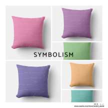 Abstract Symbolism Round & Square Throw Pillows