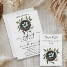 Nesting Party Bird Nest Design