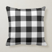 Black and White Buffalo Check