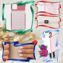 Valentines day modern trendy pink white typography