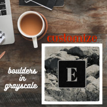 Boulders in Grayscale cool gifts