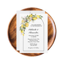 Mediterranean Lemon Wedding Collection