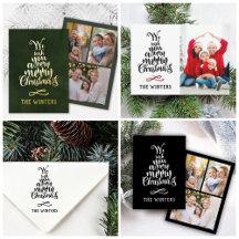 Christmas Tree Lettering Holiday Collection