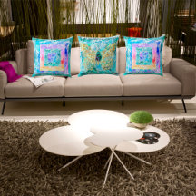 Abstract & Liquified Marble Home Decor Pillows