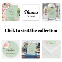 Bridal shower sage green rose greenery