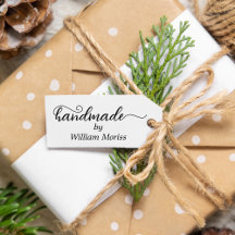 Custom handmade by tags