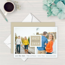Photo Save the Date Announcments