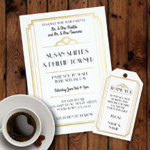 Art Deco White Gold Collection