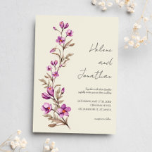 Pastel Wildflower Boho Wedding