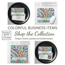 Artist's Colorful Business Collection