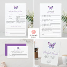 Butterfly Baby Shower Games