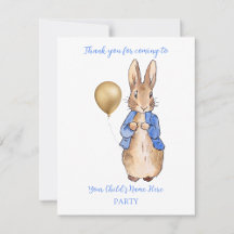 CUSTOM PETER THE RABBIT CARDS