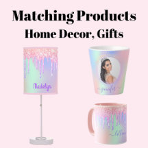 Holographic iridescent home decor and gifts