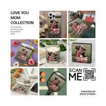 Cute Heart Love You Mom Photo