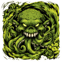 Toxic Green Tentacle Monster Collection