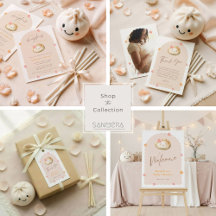 A Little Dumpling on the Way Cute Baby Girl Shower