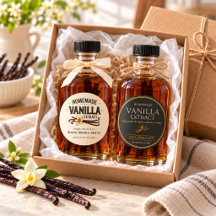Personalized Vanilla Extract Labels
