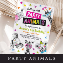 SAFARI PARTY ANIMALS BIRTHDAY FOR KIDS