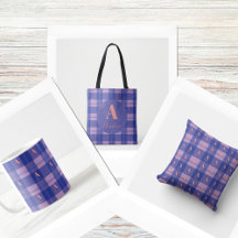 Plaid Purple Home Accessories Birthday and more