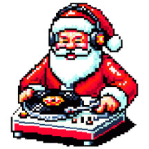 Retro Pixel Holiday Cheer: Quirky 8-Bit Christmas