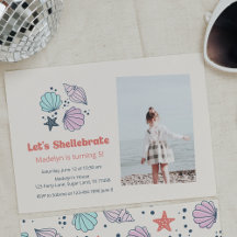 Let's Shellebrate!   Kids Beach & Shells Birthday 