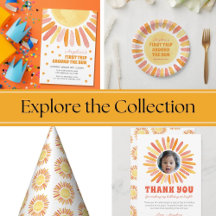 First Trip Around the Sun Birthday Party Supplies