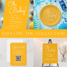 Oh Baby! Golden Yellow Summer Baby Shower