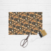 Elegant Vintage Floral Halloween