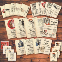 Vintage Retro Comic Book-Theme wedding collection