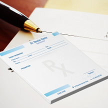 Custom Rx Prescription Pad for Doctors & Pharmacis