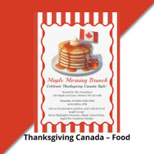 Thanksgiving Canada – Food