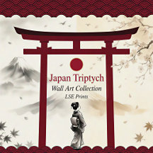 Japan Triptych Wall Art Collection