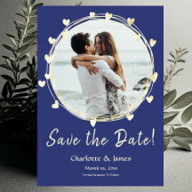 Save The Date Wedding Engagement Announcement Card