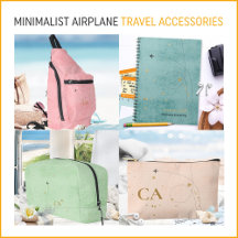 Minimalist Airplane Travel Accessories