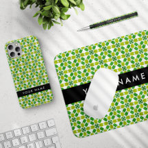 Leaf Pattern 08 Black Collection