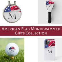 American Flag Monogrammed Gifts