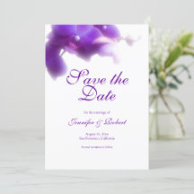 Elegant Purple Orchid Wedding Collection
