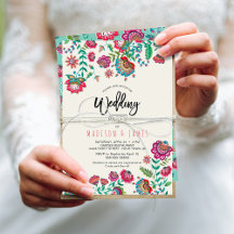 Wedding   Floral Folk Art