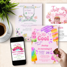 2nd Birthday Invitations