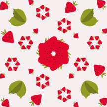 Strawberry and red floral