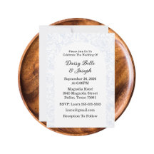 Elegant French Floral Blue Wedding Collection