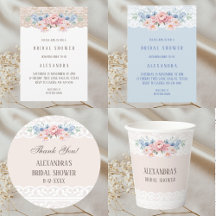 FLORAL LACE BRIDAL SHOWER