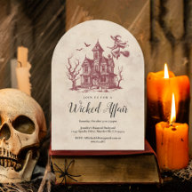 Haunted House Wicked Witch Vintage Halloween Party