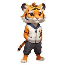 Cartoon Tiger