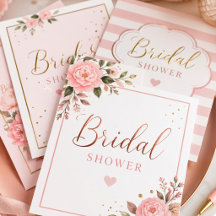 Blushing Bride Shower Set
